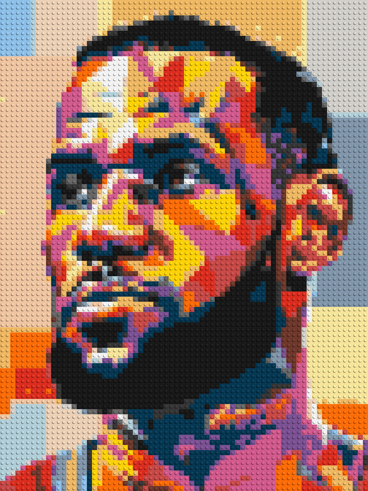 LeBron James - Brick Art Mosaic Kit 3x4 large