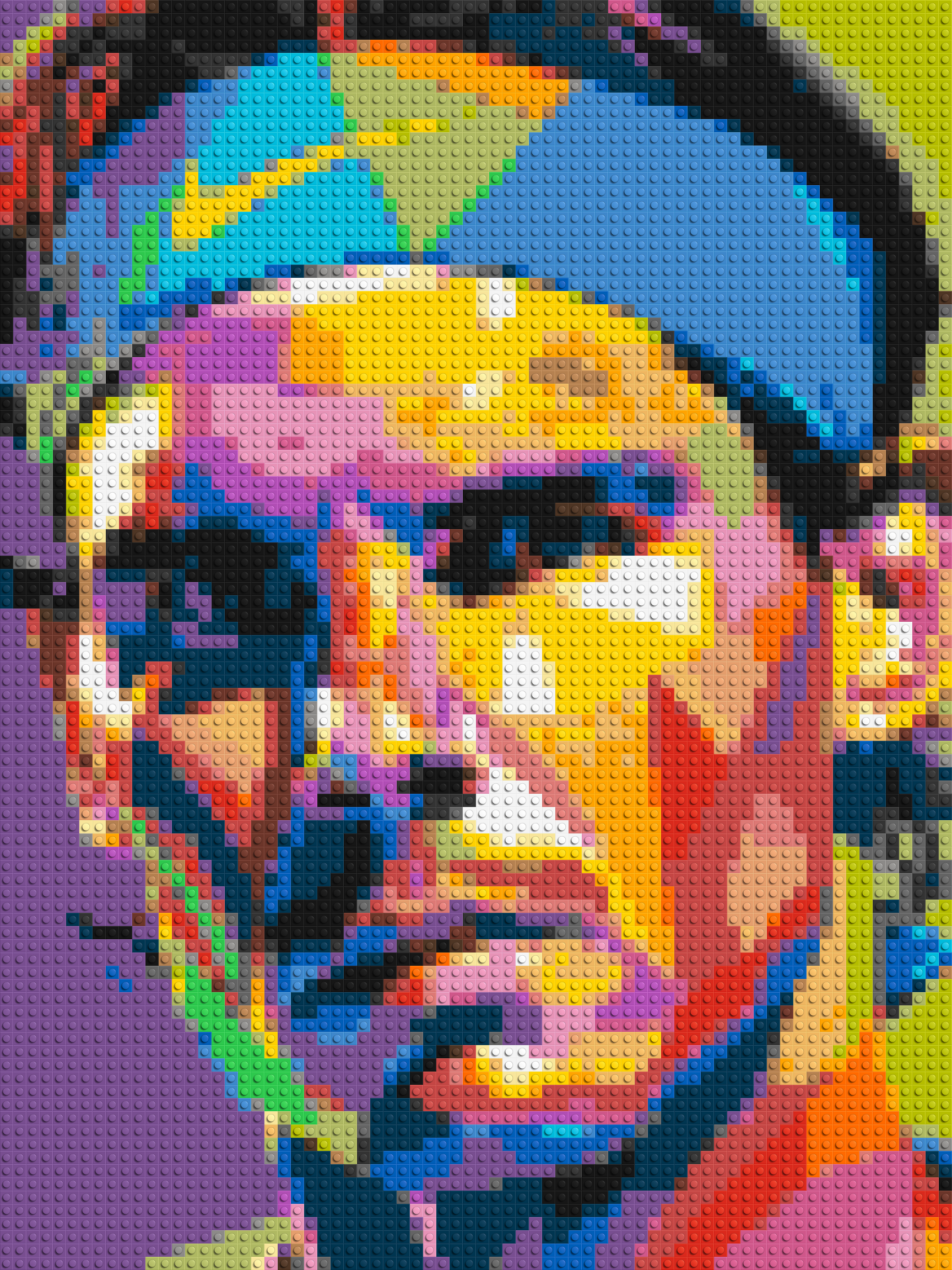 Rafael Nadal - Brick Art Mosaic Kit 3x4 large