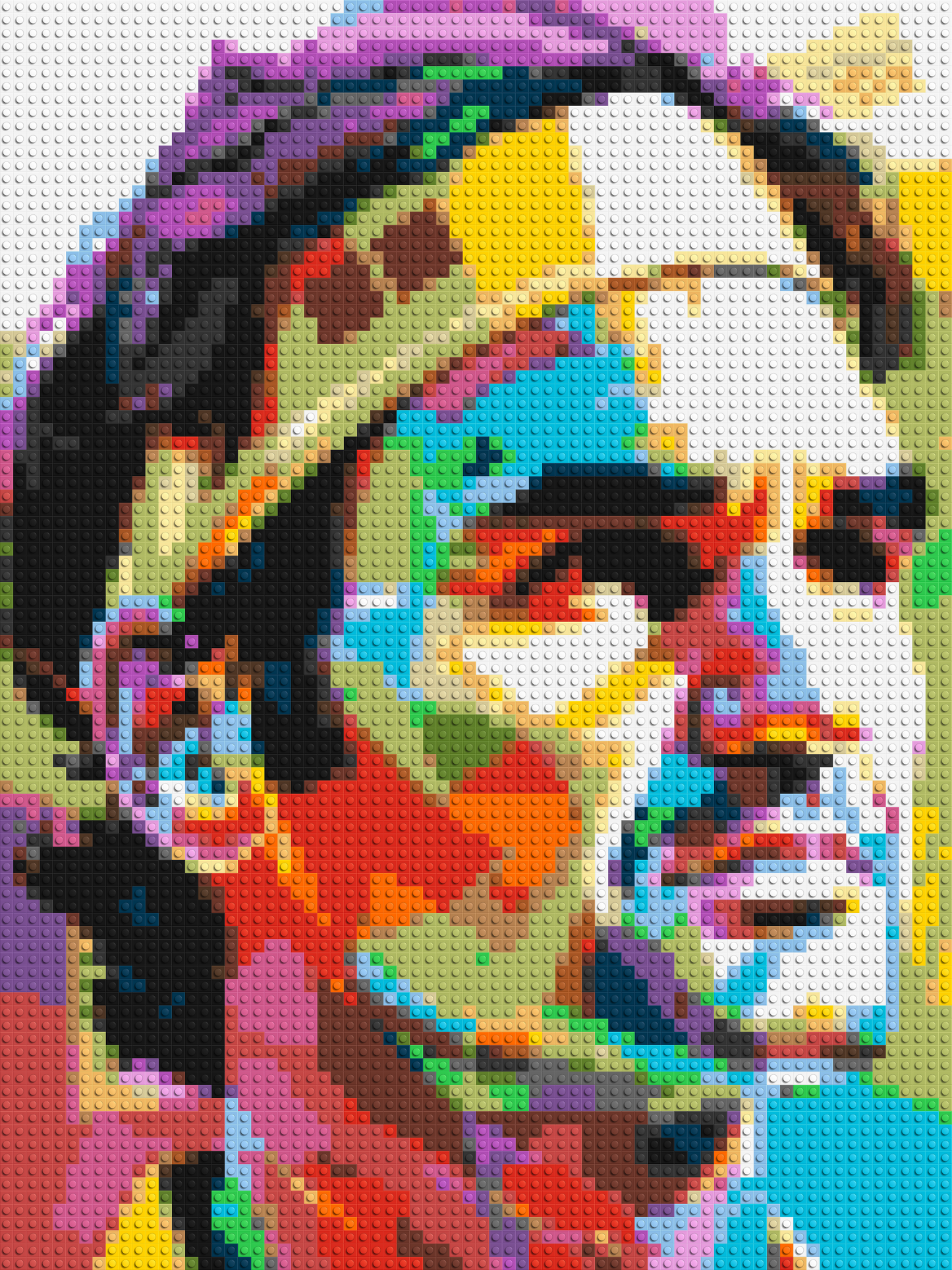 Roger Federer - Brick Art Mosaic Kit 3x4 large