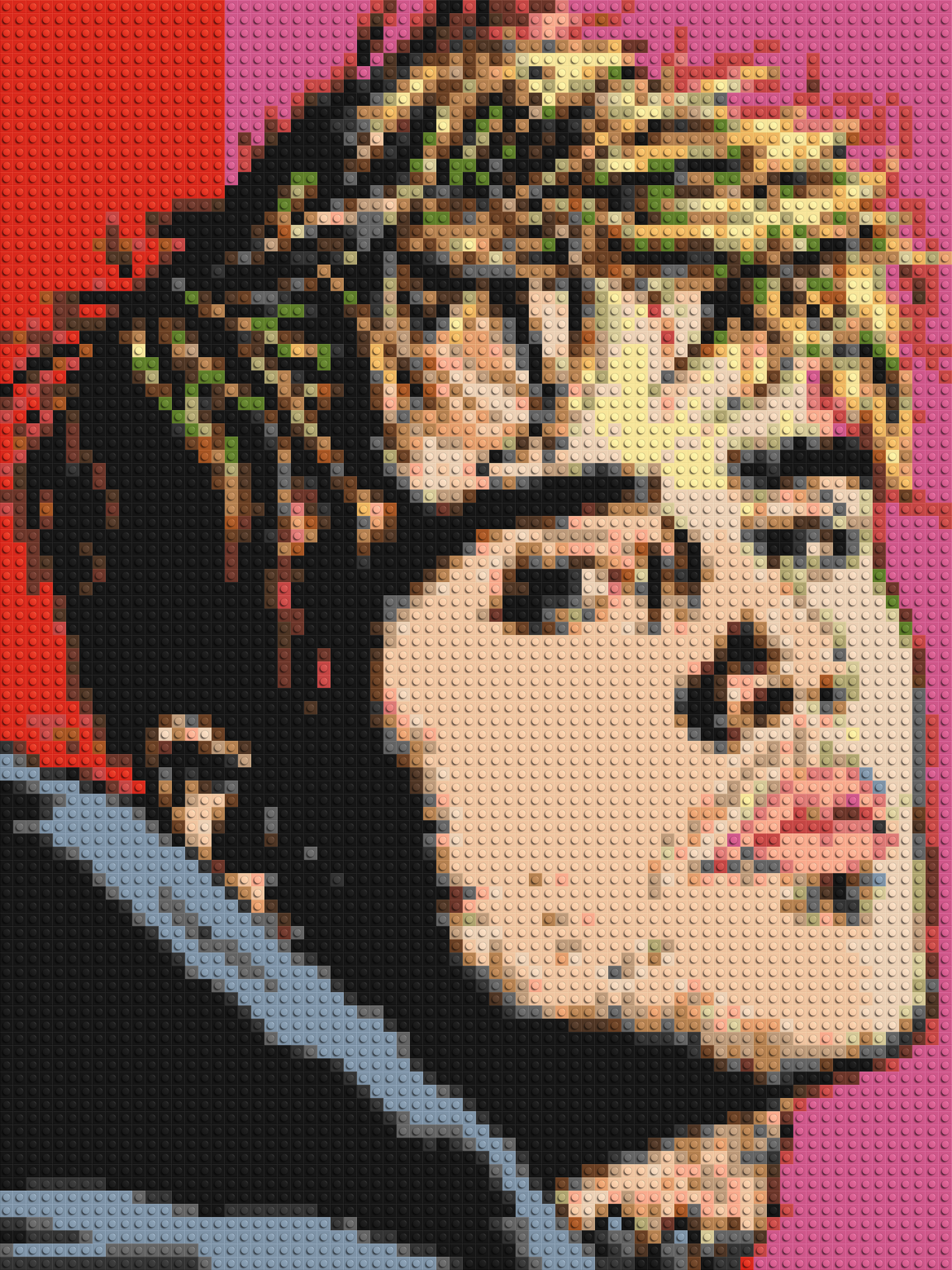 Justin Bieber - Brick Art Mosaic Kit 3x4 large