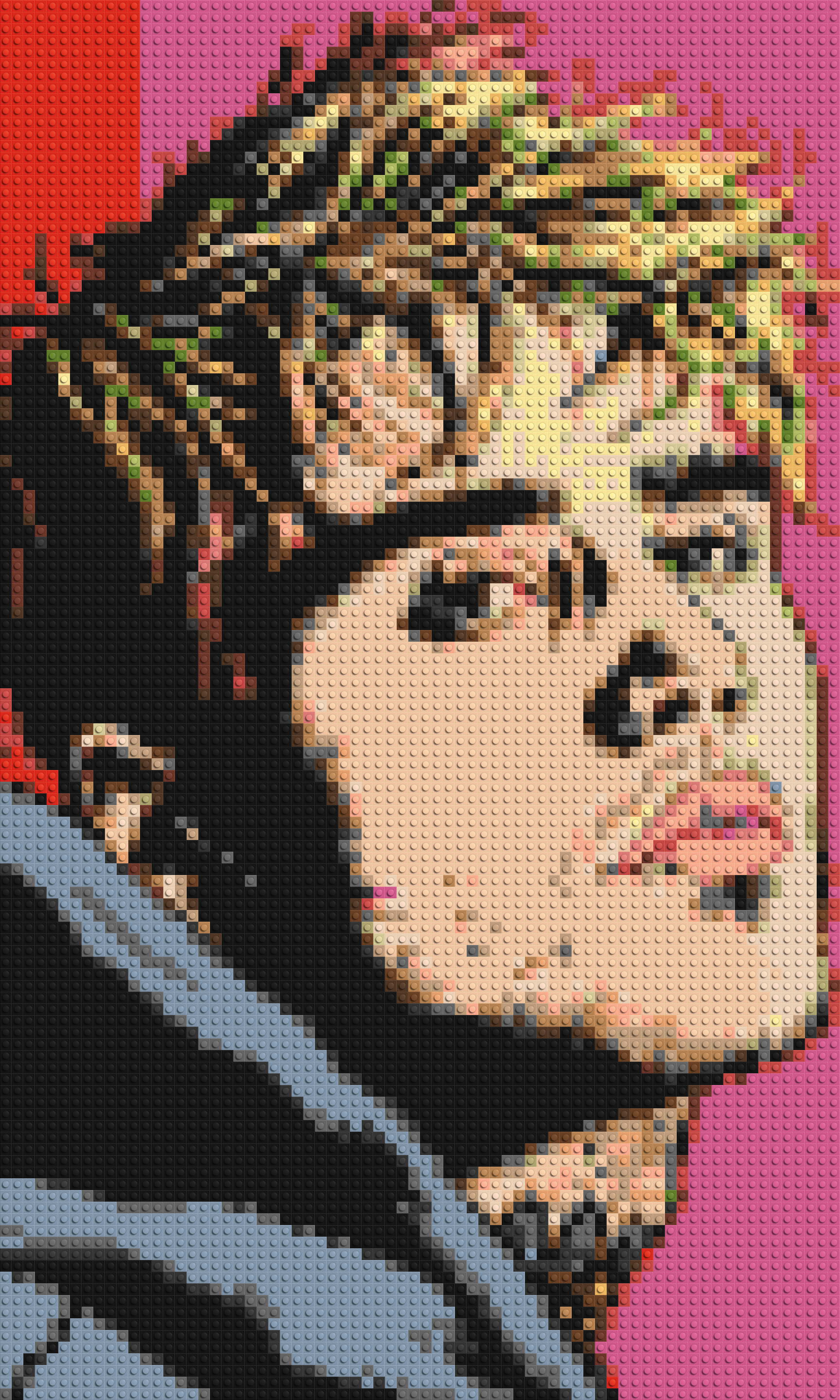 Justin Bieber - Brick Art Mosaic Kit 3x5 large