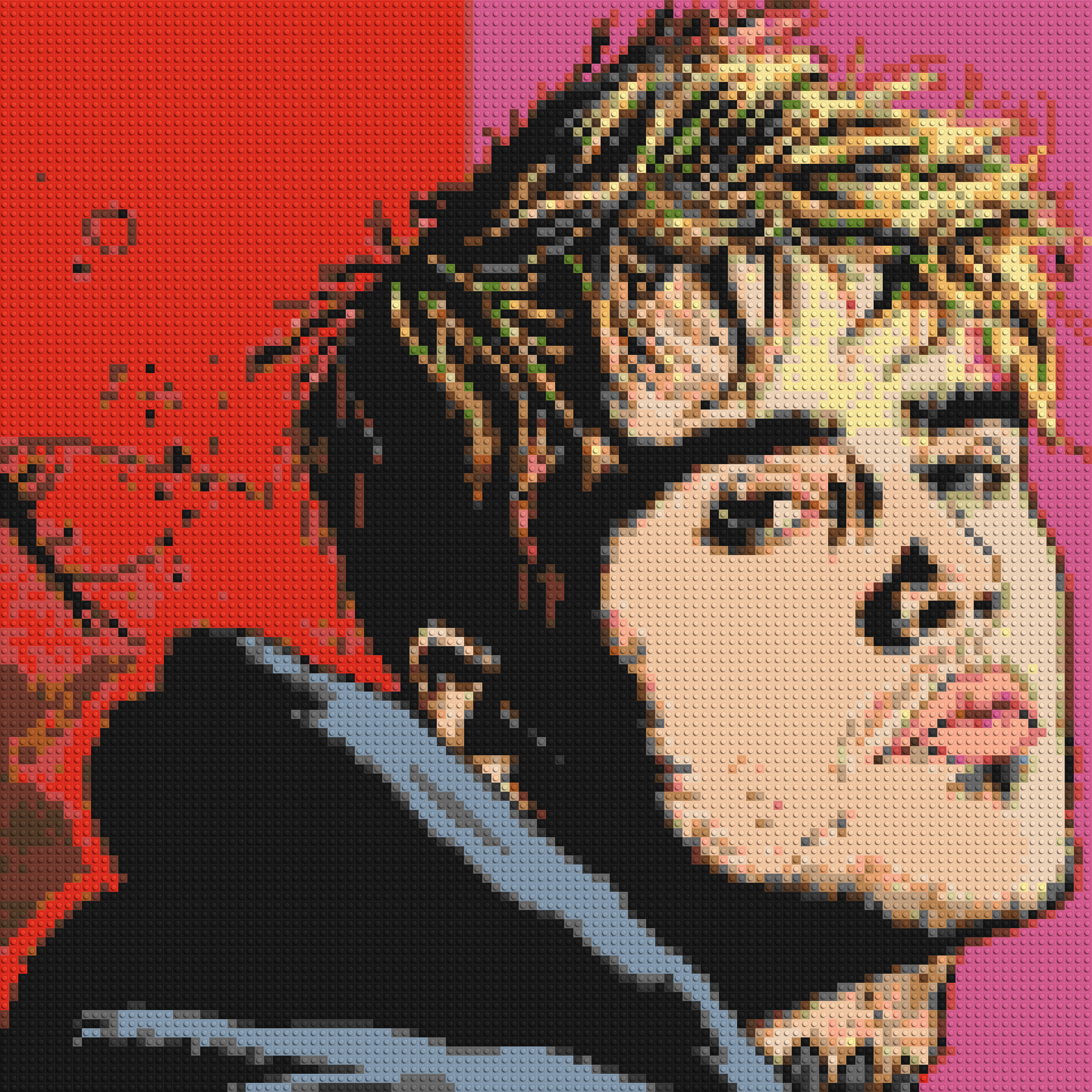 Justin Bieber - Brick Art Mosaic Kit 5x5 large