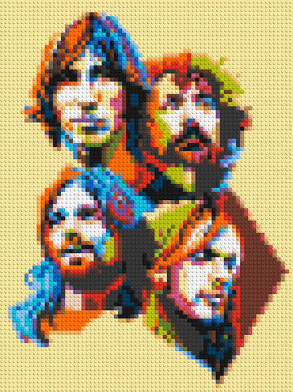 Pink Floyd - Brick Art Mosaic Kit 3x4 large