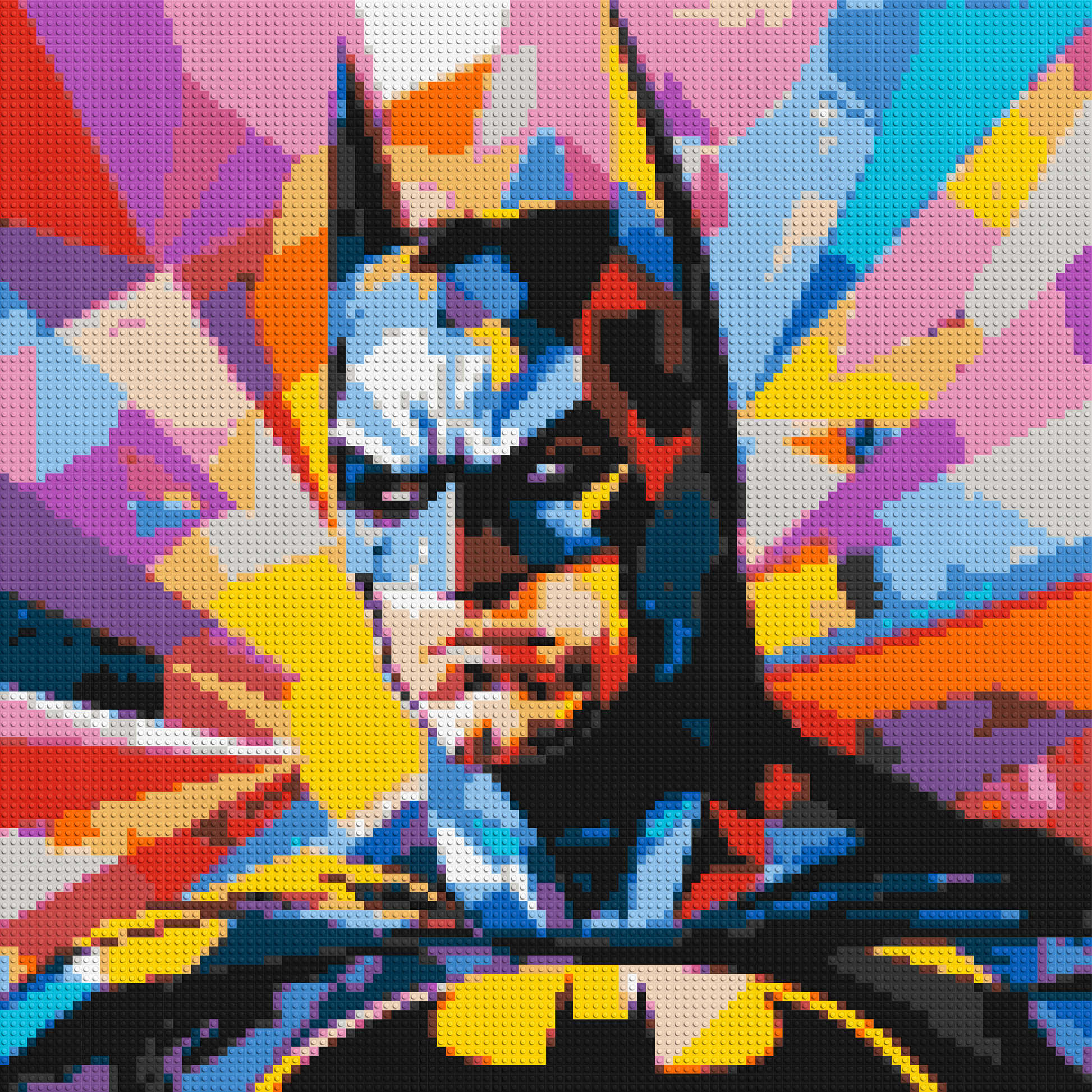 Batman - Brick Art Mosaic Kit 5x5 large