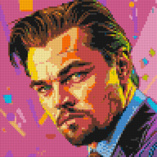 Leonardo Di Caprio - Brick Art Mosaic Kit 4x4 large