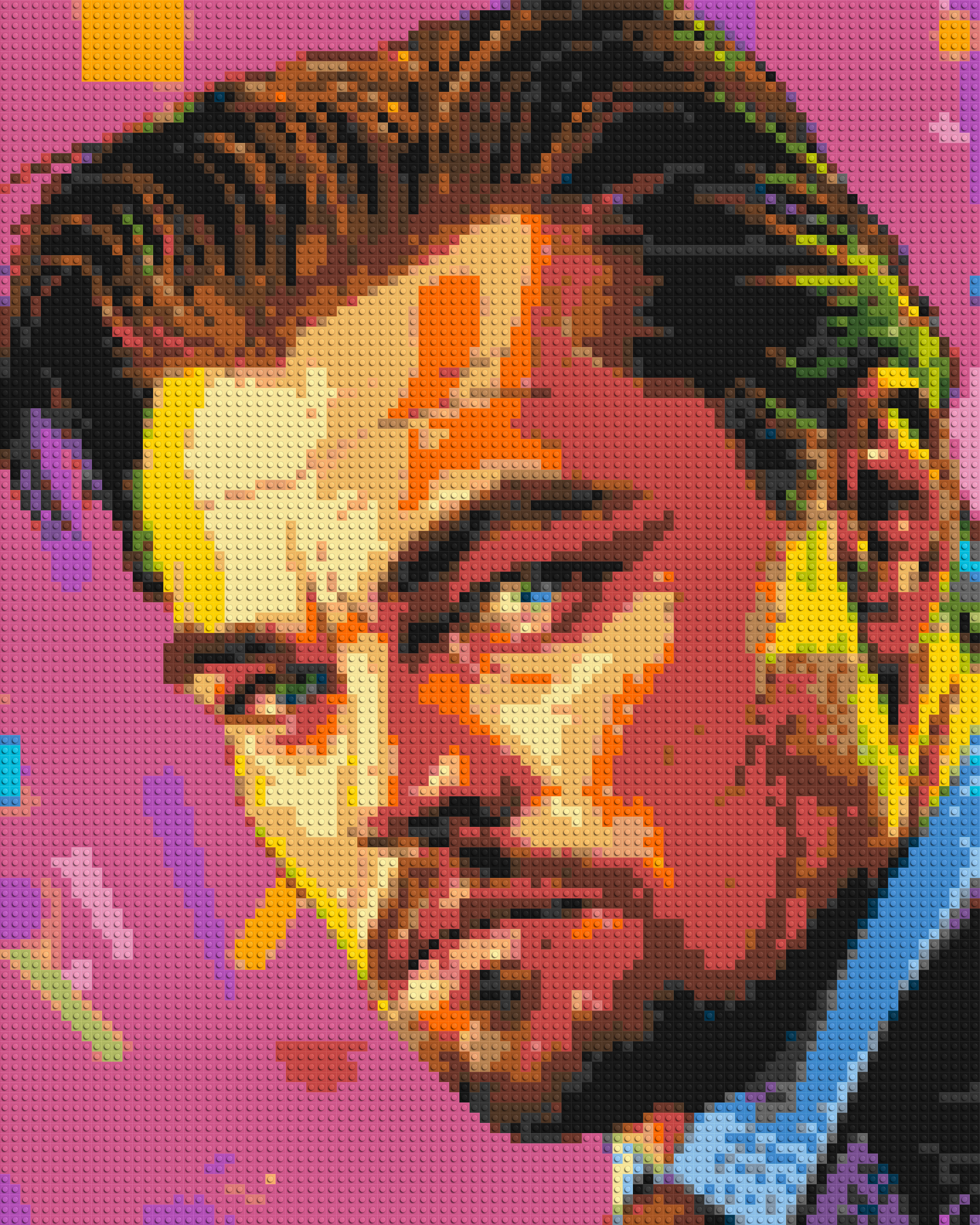 Leonardo Di Caprio - Brick Art Mosaic Kit 4x5 large