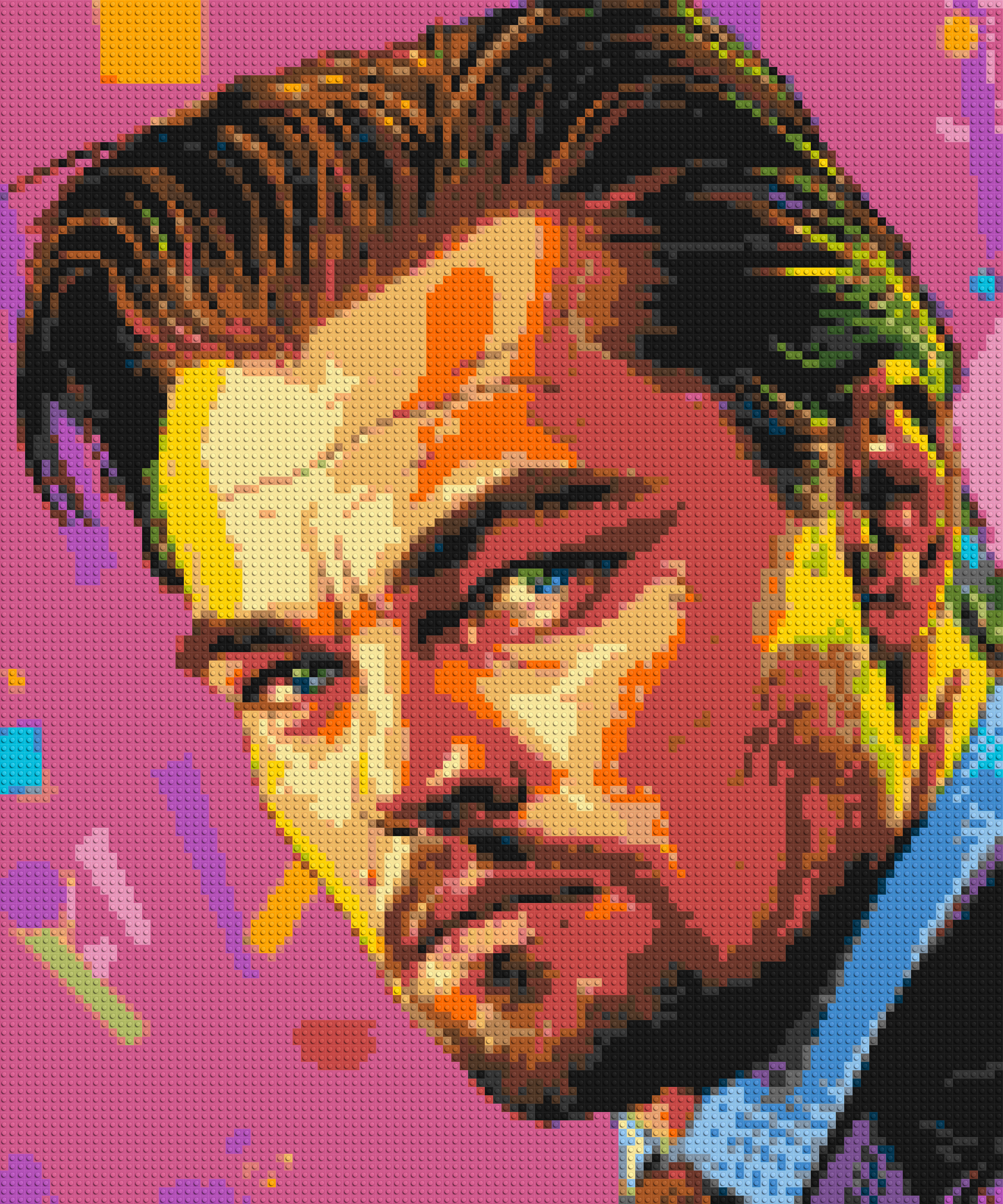 Leonardo Di Caprio - Brick Art Mosaic Kit 5x6 large