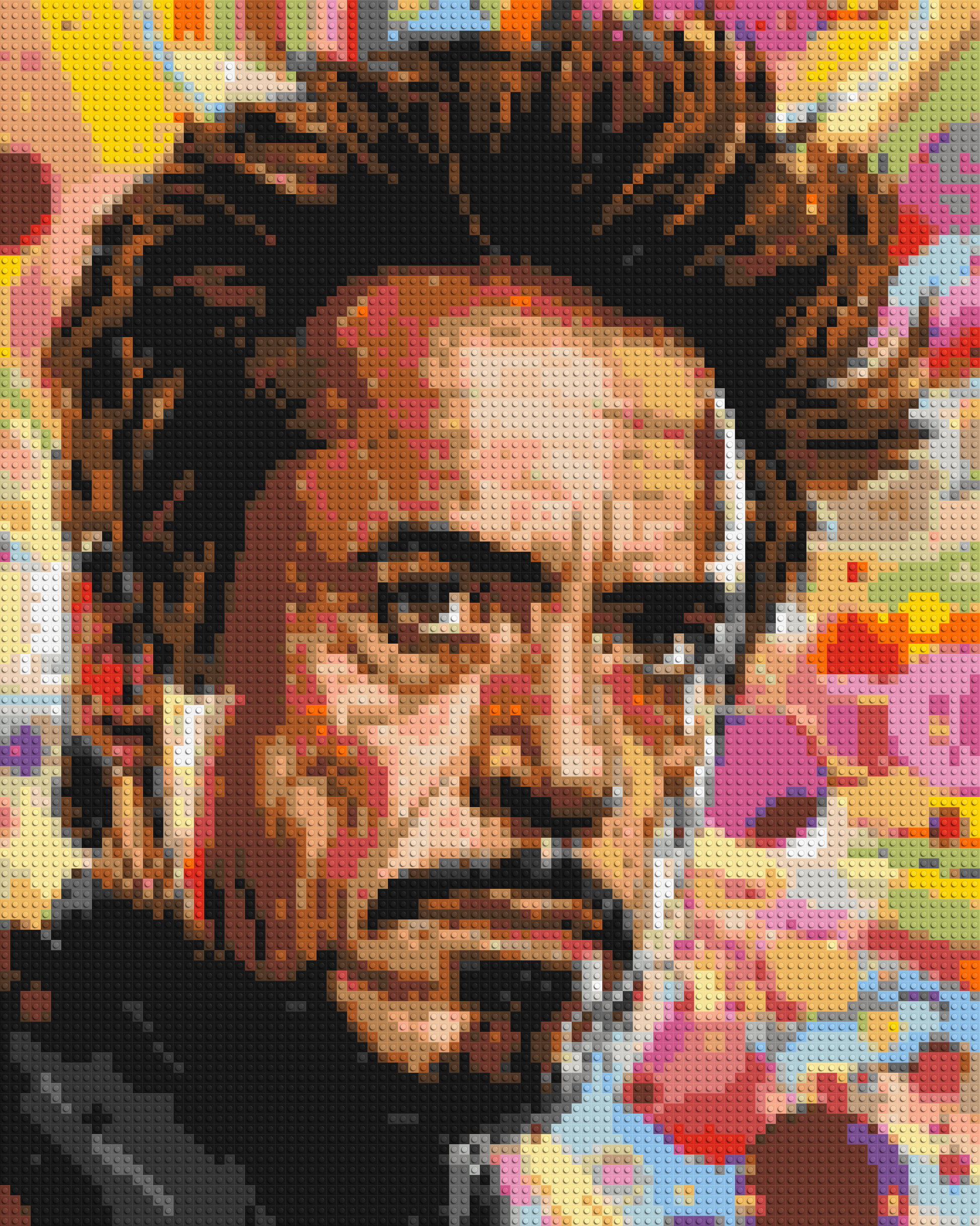 Robert Downey Jr. - Brick Art Mosaic Kit 4x5 large