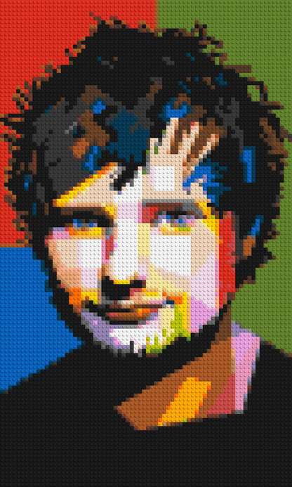 Ed Sheeran - Brick Art Mosaic Kit 3x5 large