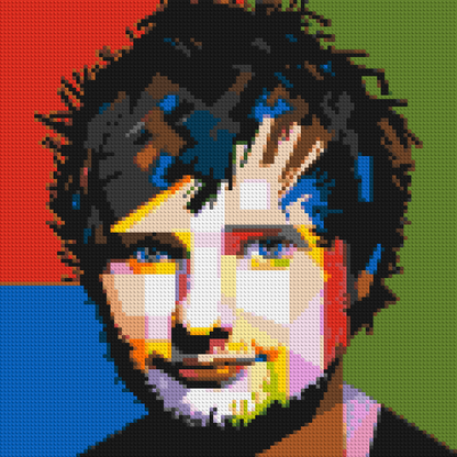 Ed Sheeran - Brick Art Mosaic Kit 5x5 large