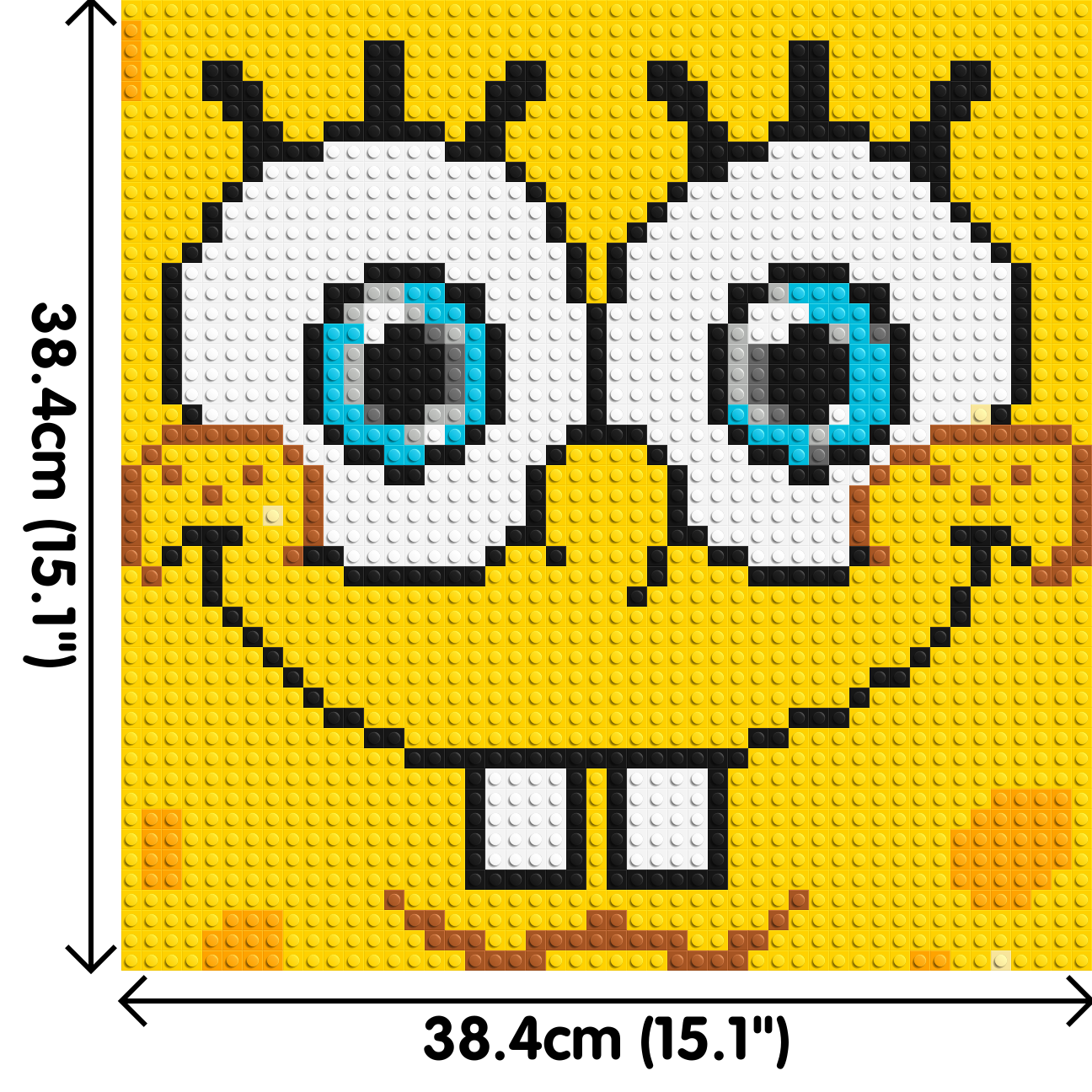 Sponge Bob - Brick Art Mosaic Kit 2x2 large