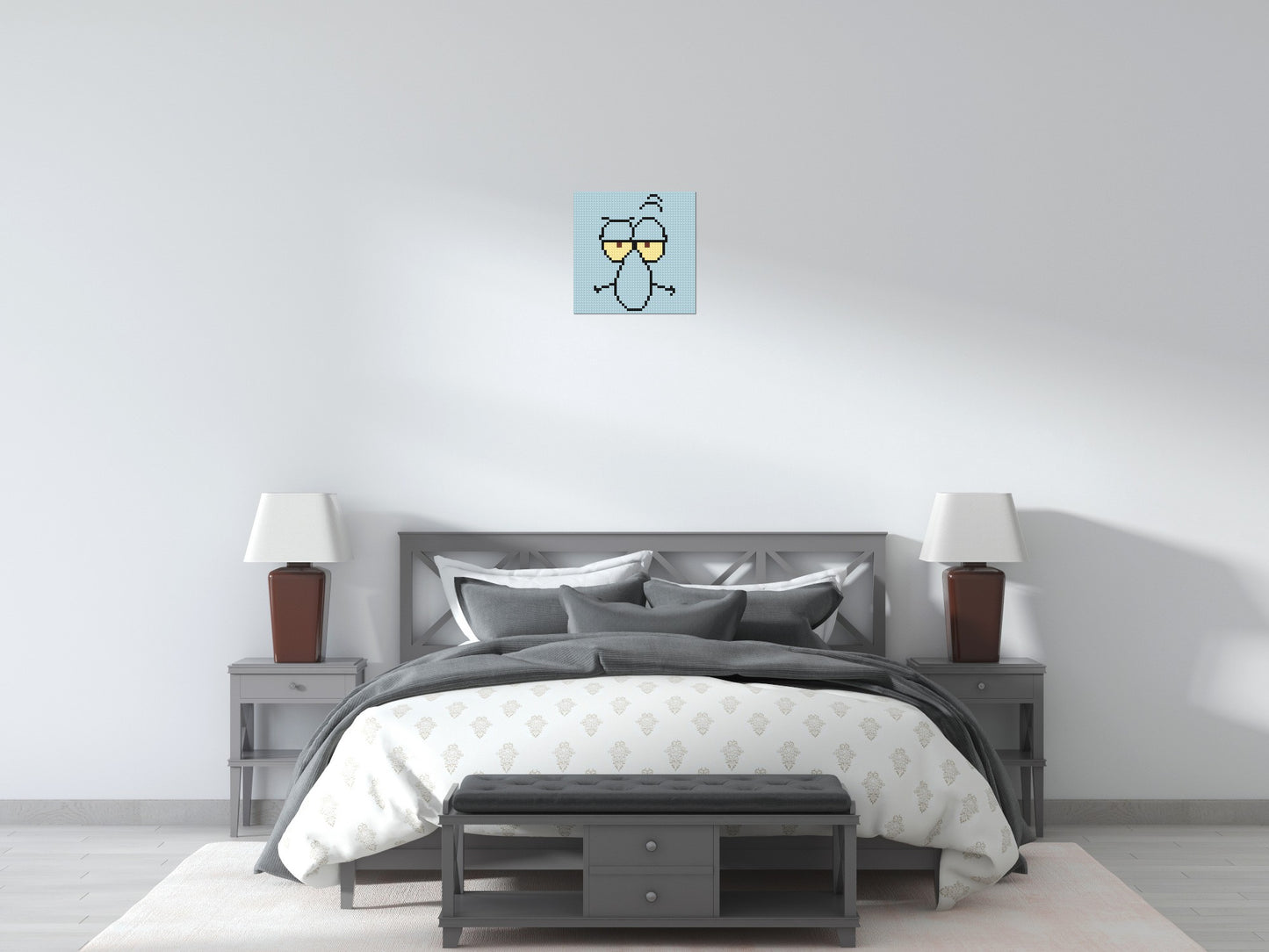 Squidward - Brick Art Mosaic Kit 2x2 large