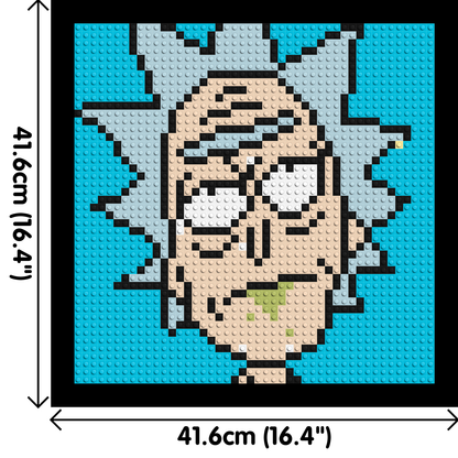 Rick Sanchez - Brick Art Mosaic Kit 2x2 large