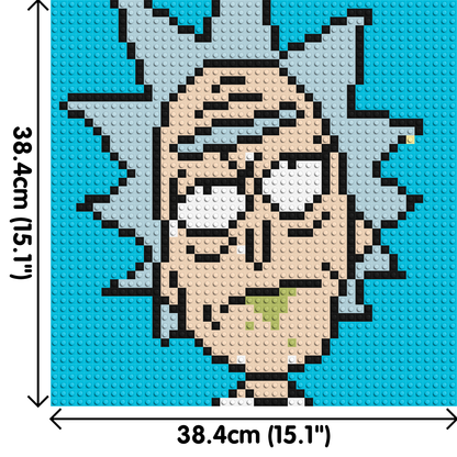 Rick Sanchez - Brick Art Mosaic Kit 2x2 large