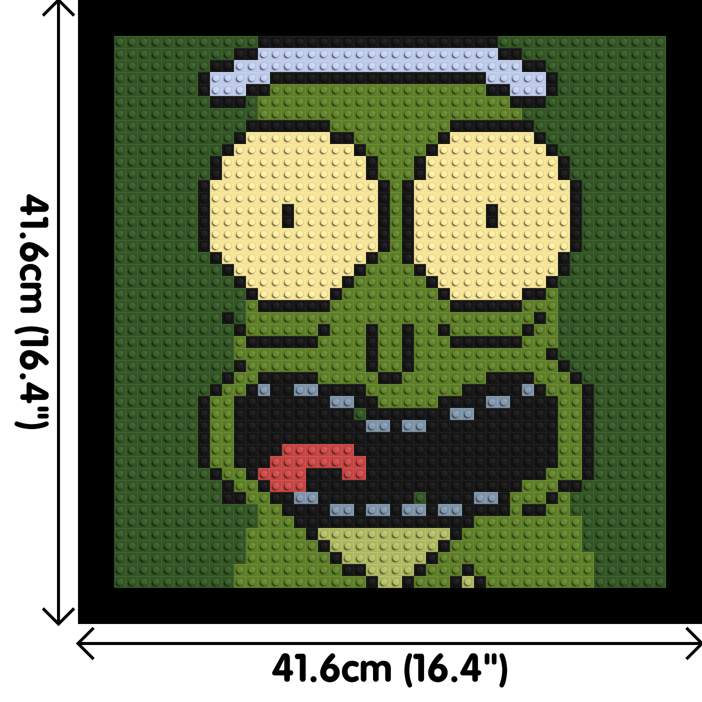 Pickle Rick - Brick Art Mosaic Kit 2x2 large