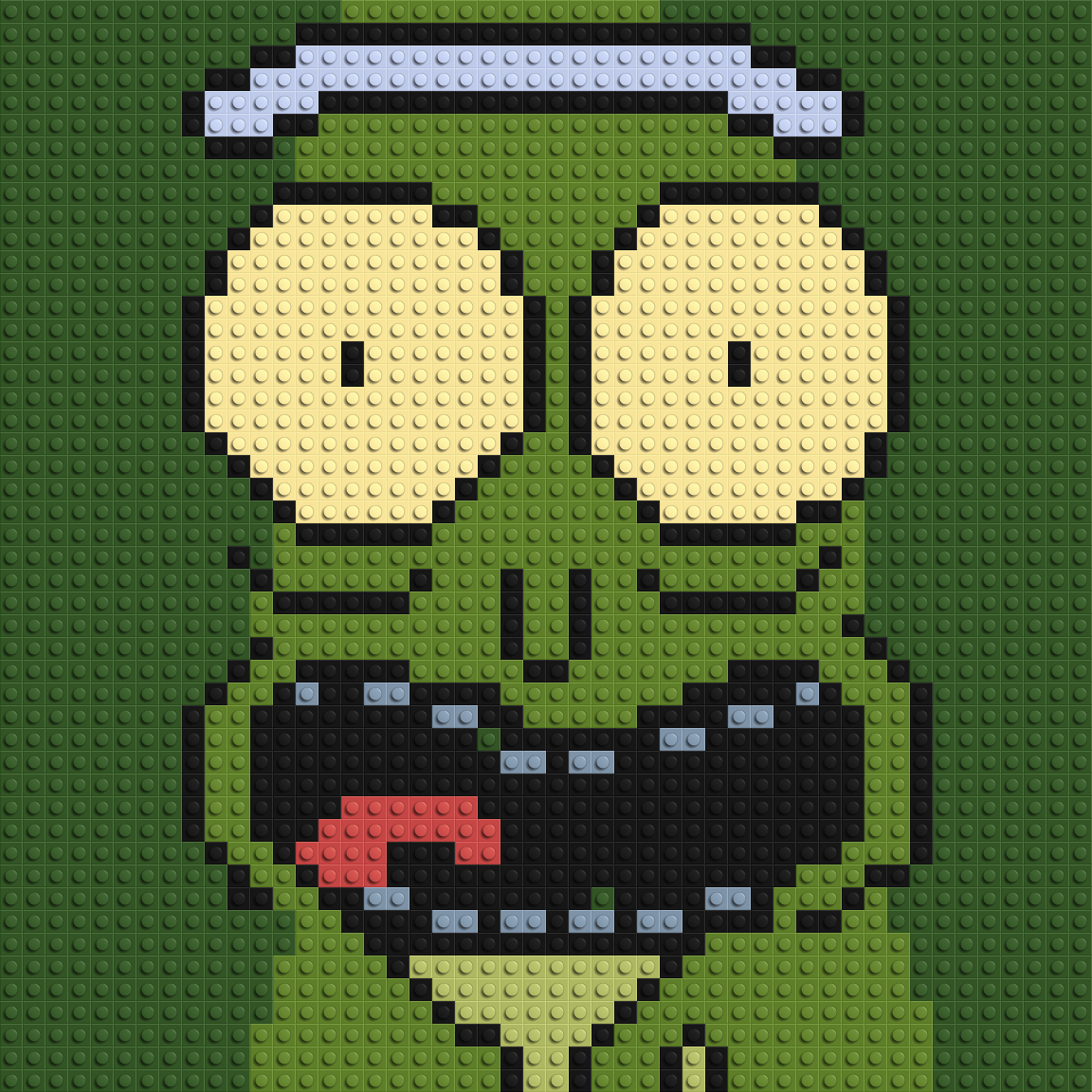 Pickle Rick - Brick Art Mosaic Kit 2x2 large