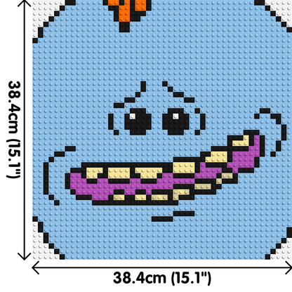 Mr. Meeseeks - Brick Art Mosaic Kit 2x2 large