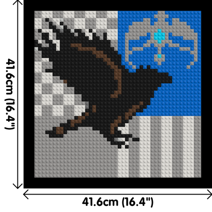 Ravenclaw Coat of Arms (Harry Potter) - Brick Art Mosaic Kit 2x2 large