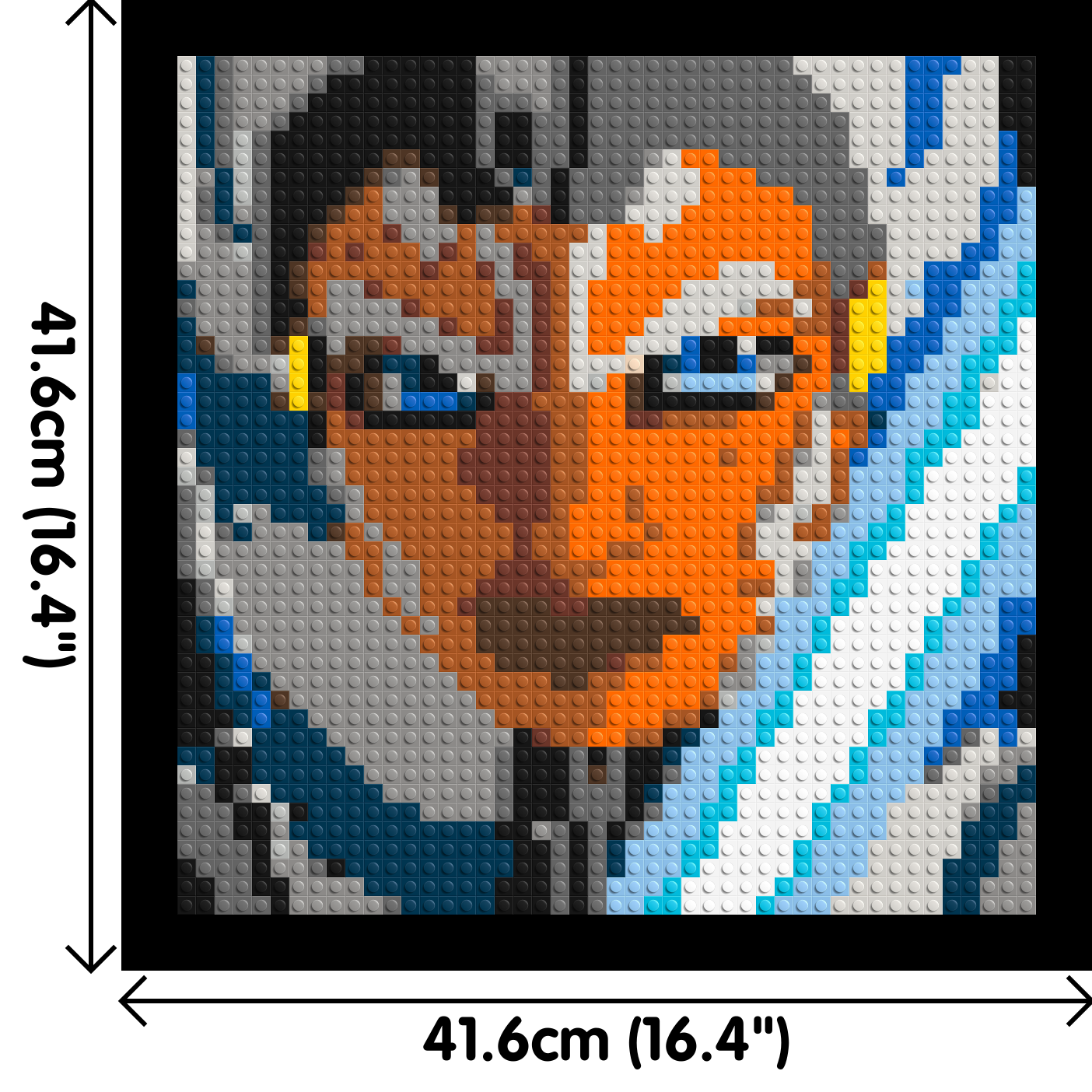Ahsoka Tano - Brick Art Mosaic Kit 2x2 large