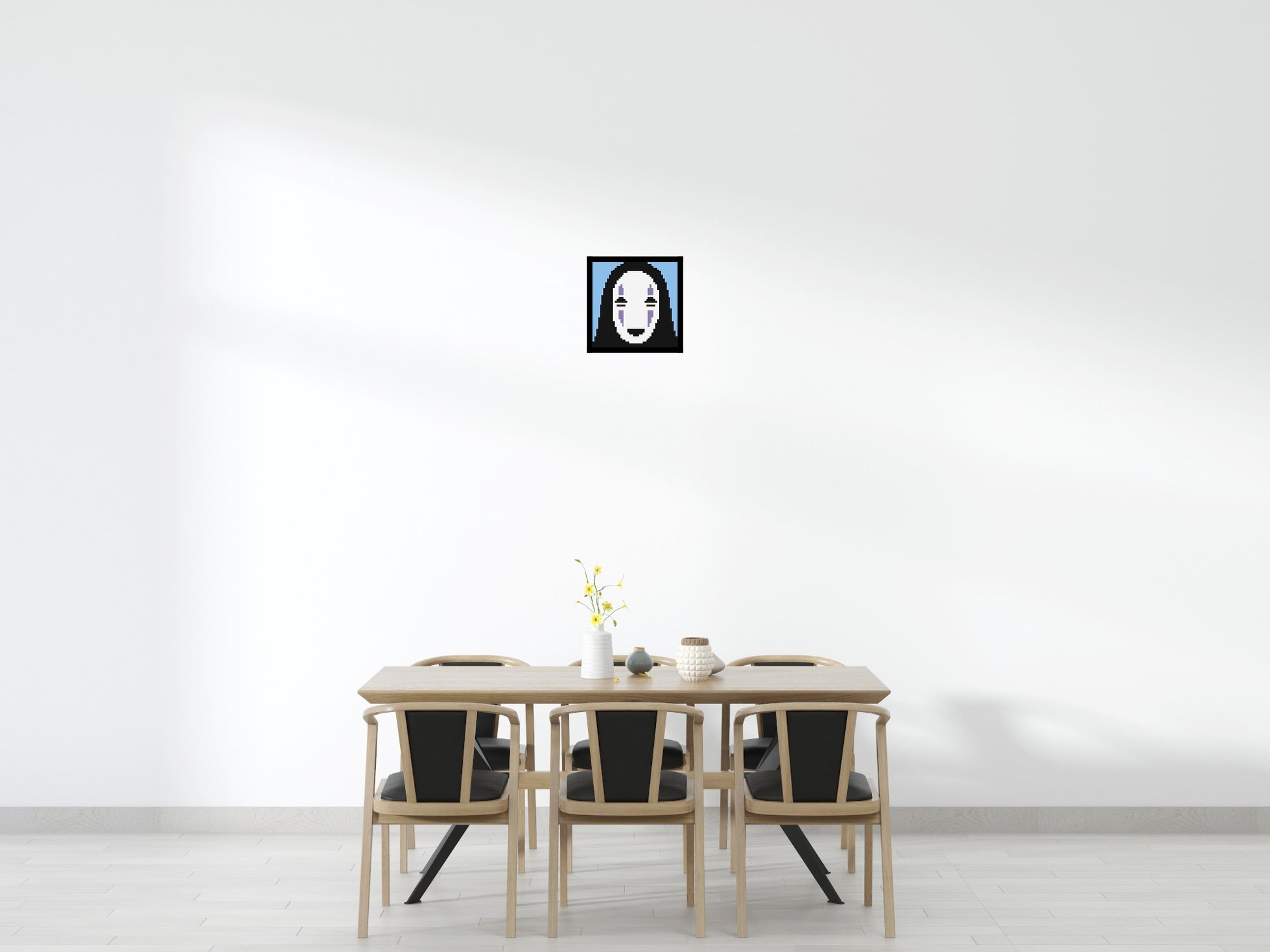 No face (Spirited Away) - Brick Art Mosaic Kit 2x2 scene with frame