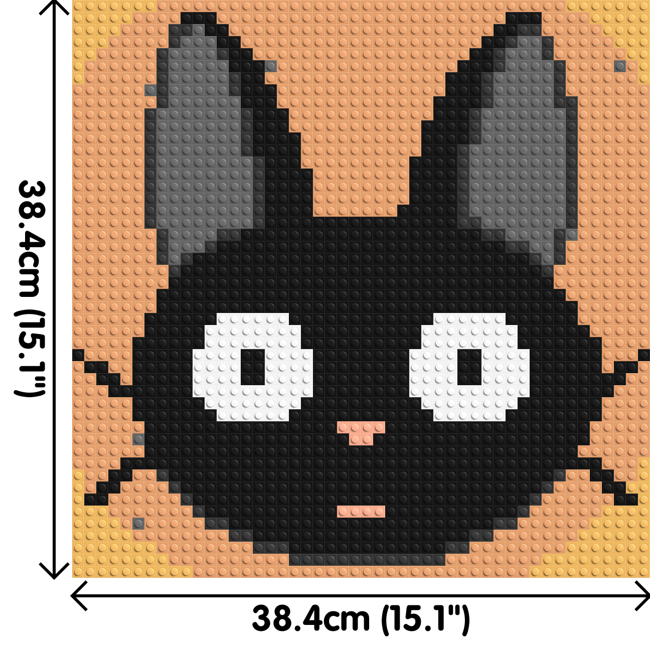 Jiji (Ghibli) - Brick Art Mosaic Kit  2x2 dimensions