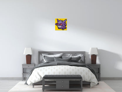 Gengar Pixel Art - Brick Art Mosaic Kit 2x2 large