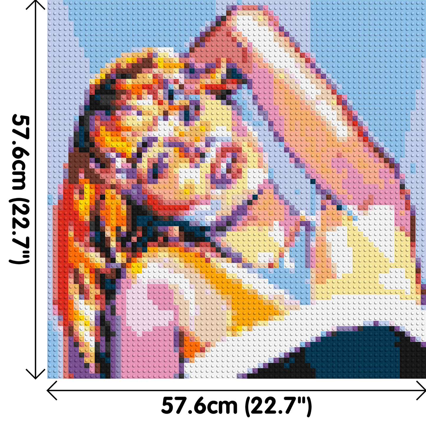 Sabrina Carpenter - Brick Art Mosaic Kit 3x3 large