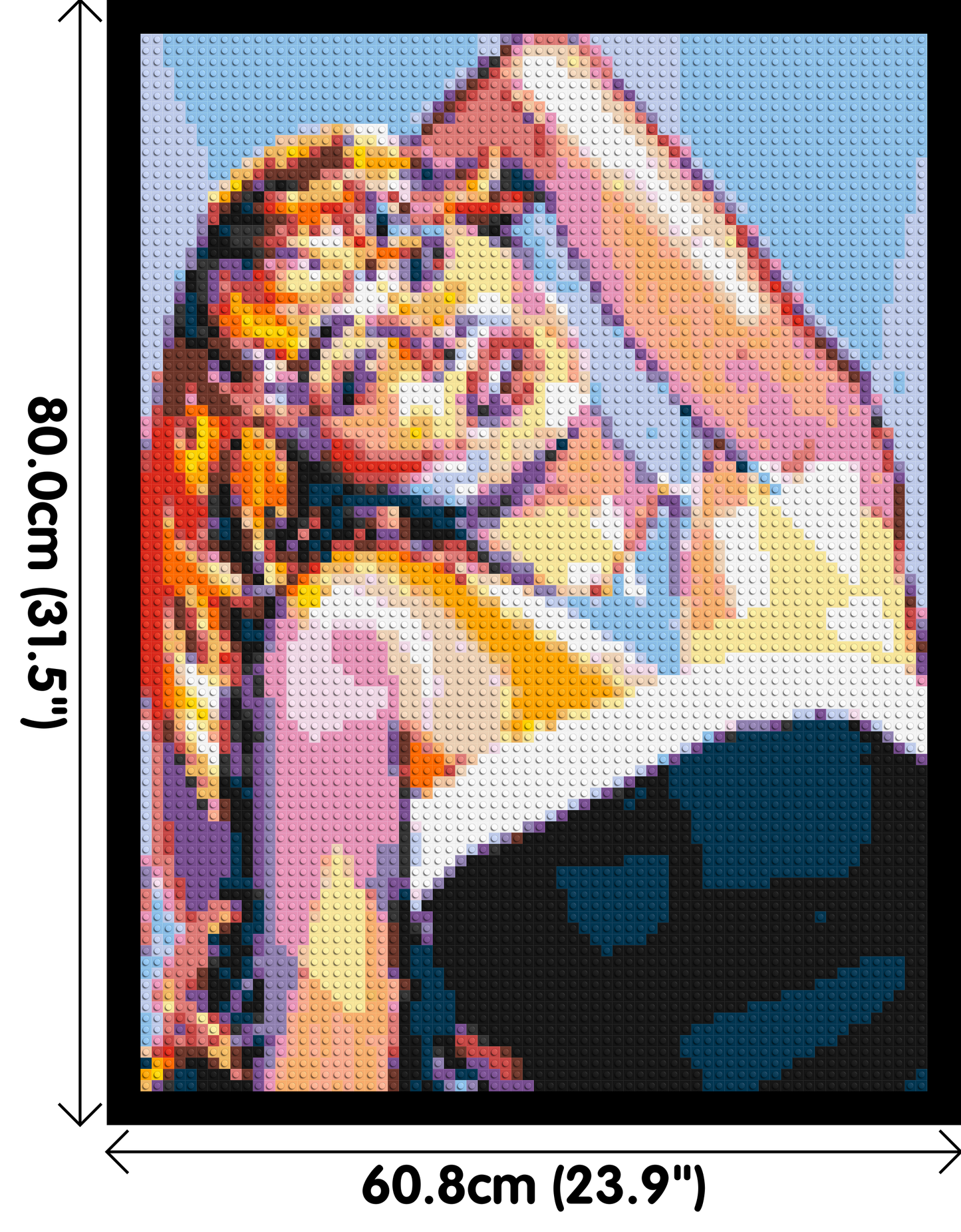 Sabrina Carpenter - Brick Art Mosaic Kit 3x4 large