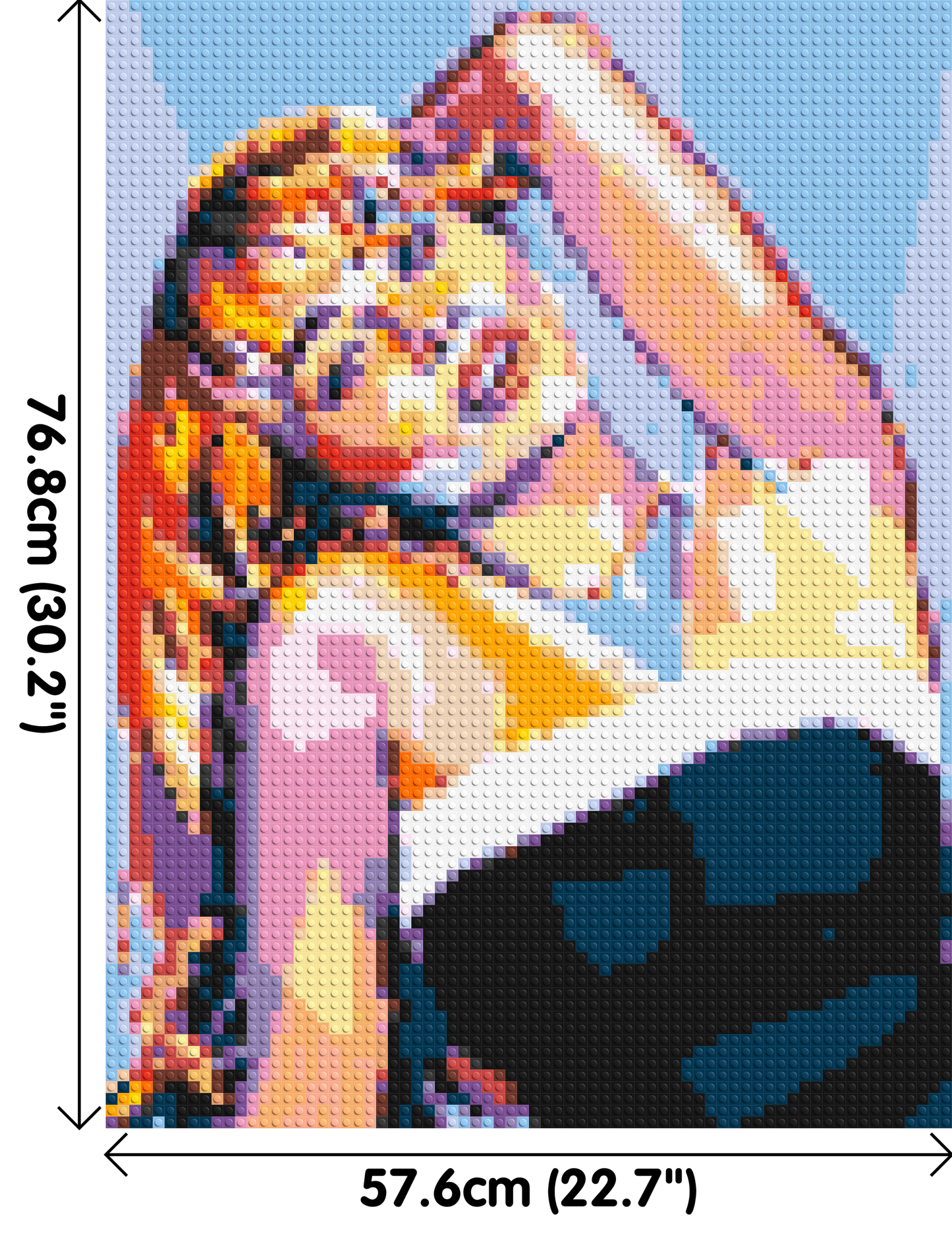 Sabrina Carpenter - Brick Art Mosaic Kit 3x4 large