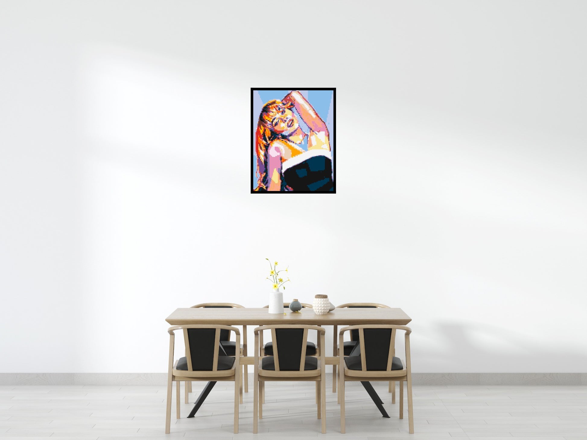 Sabrina Carpenter - Brick Art Mosaic Kit 4x5 scene with frame