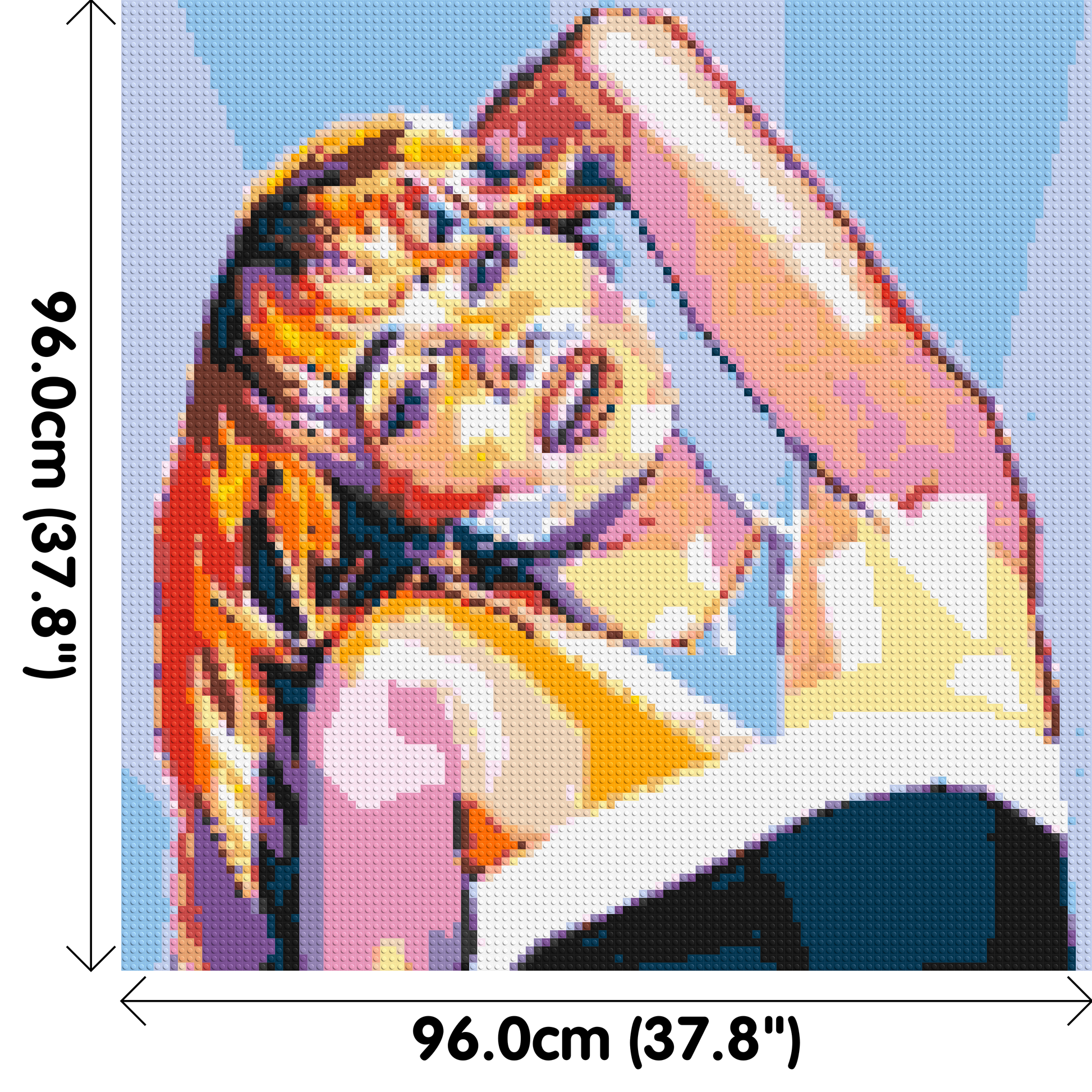 Sabrina Carpenter - Brick Art Mosaic Kit 5x5 dimensions