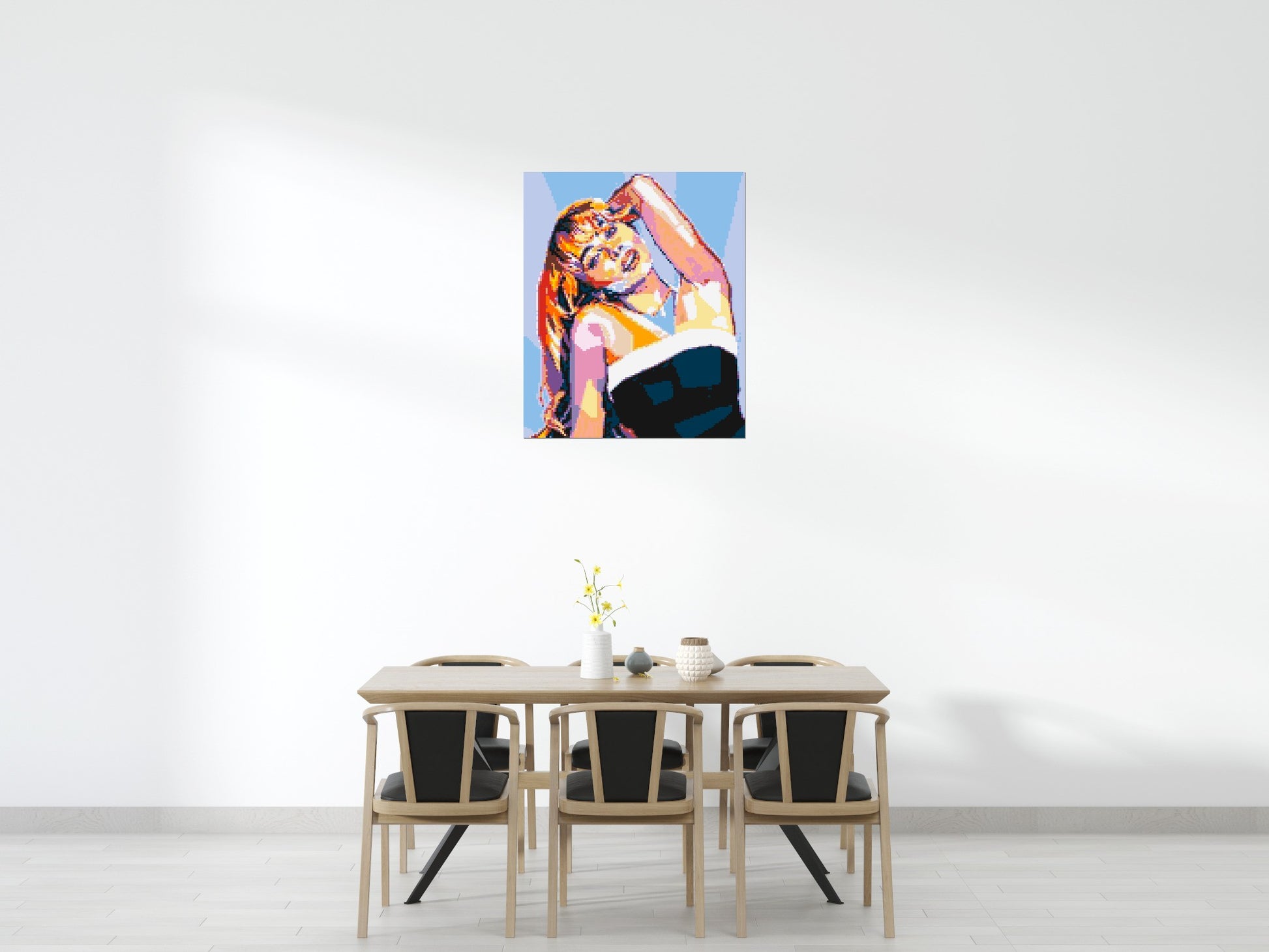 Sabrina Carpenter - Brick Art Mosaic Kit 5x6 scene