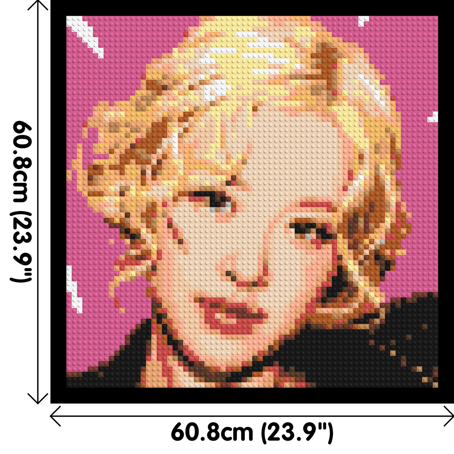 Rosé - Brick Art Mosaic Kit 3x3 large