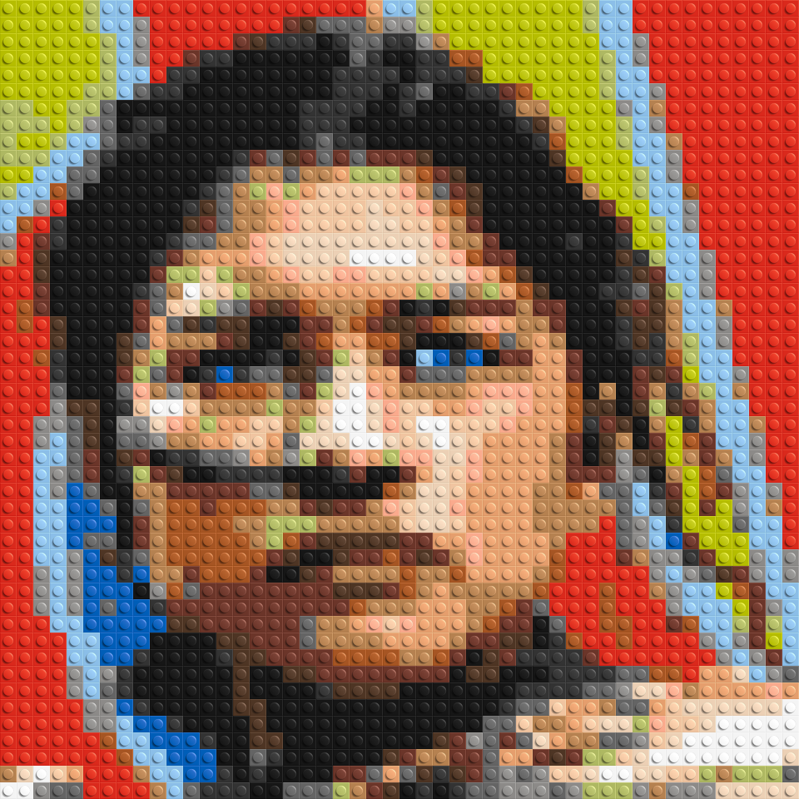 Zendaya as Chani (Dune) - Brick Art Mosaic Kit 2x2 large