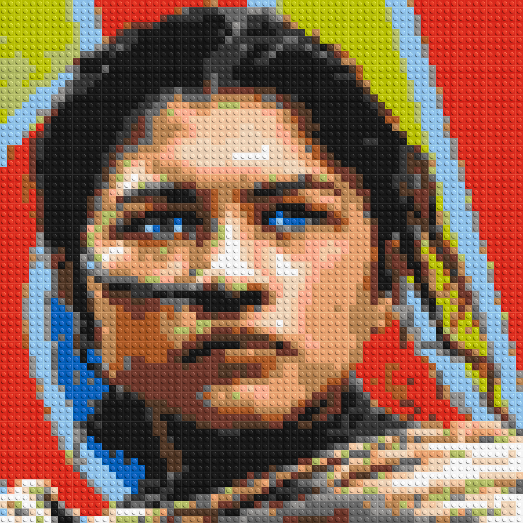 Zendaya as Chani (Dune) - Brick Art Mosaic Kit 3x3 large