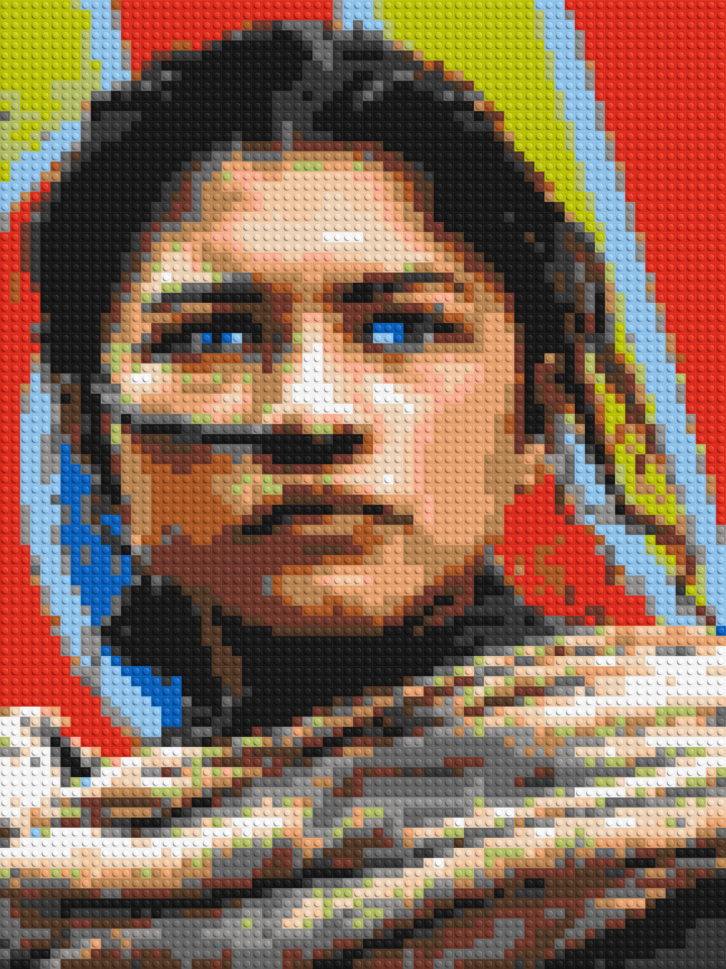 Zendaya as Chani (Dune) - Brick Art Mosaic Kit 3x4 large