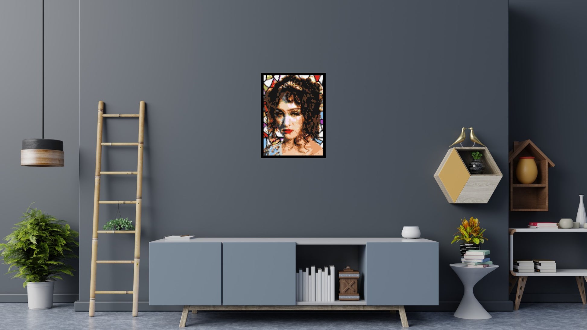 Chapell Roan - Brick Art Mosaic Kit 3x4 scene with frame