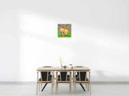 Colourful Lamb - Brick Art Mosaic Kit 3x3 large