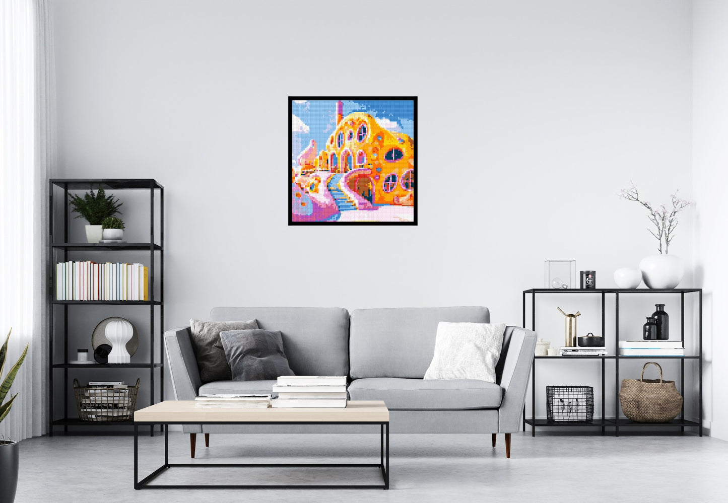 House in Candyland - Brick Art Mosaic Kit 4x4 large