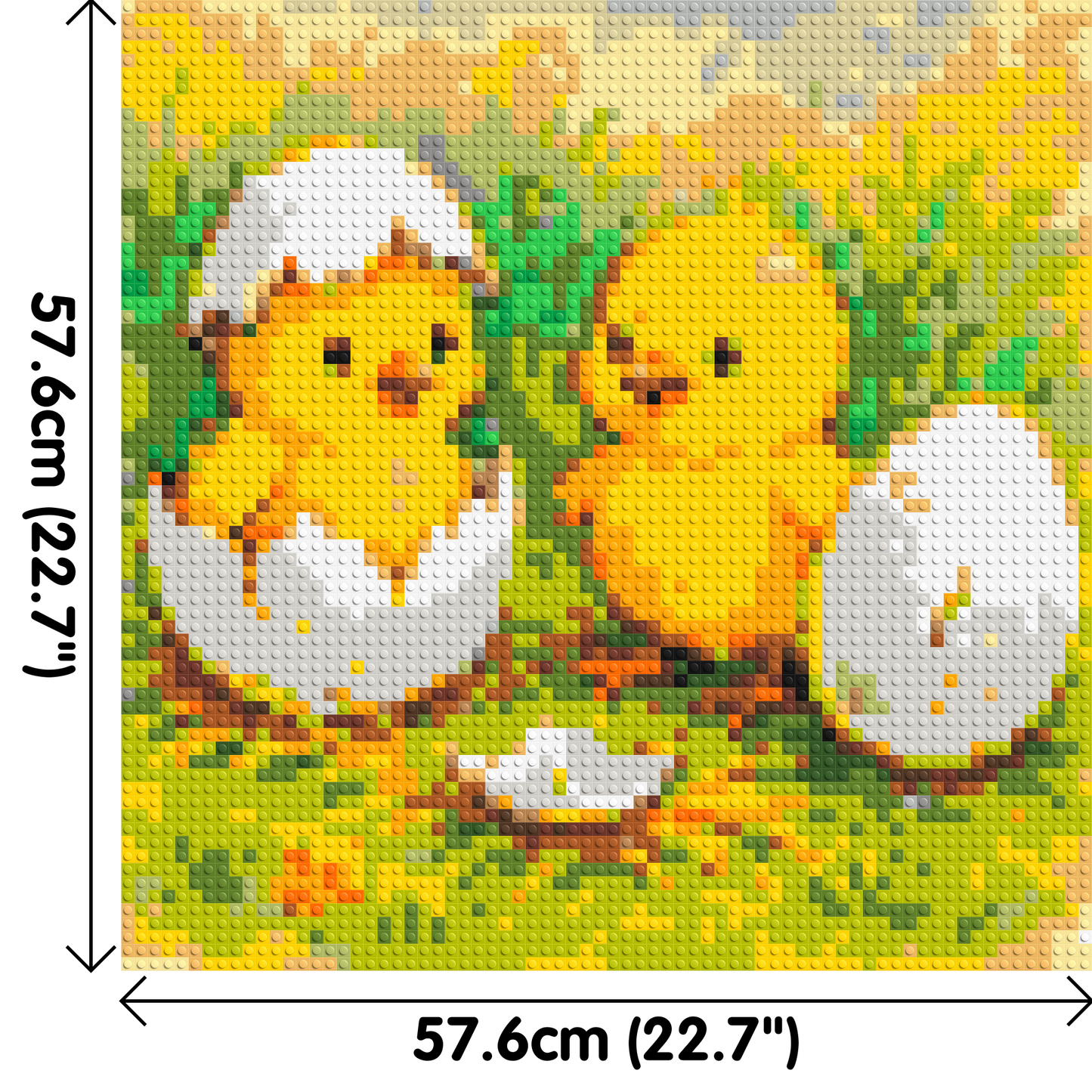 Hatching Chicks - Brick Art Mosaic Kit 3x3 large