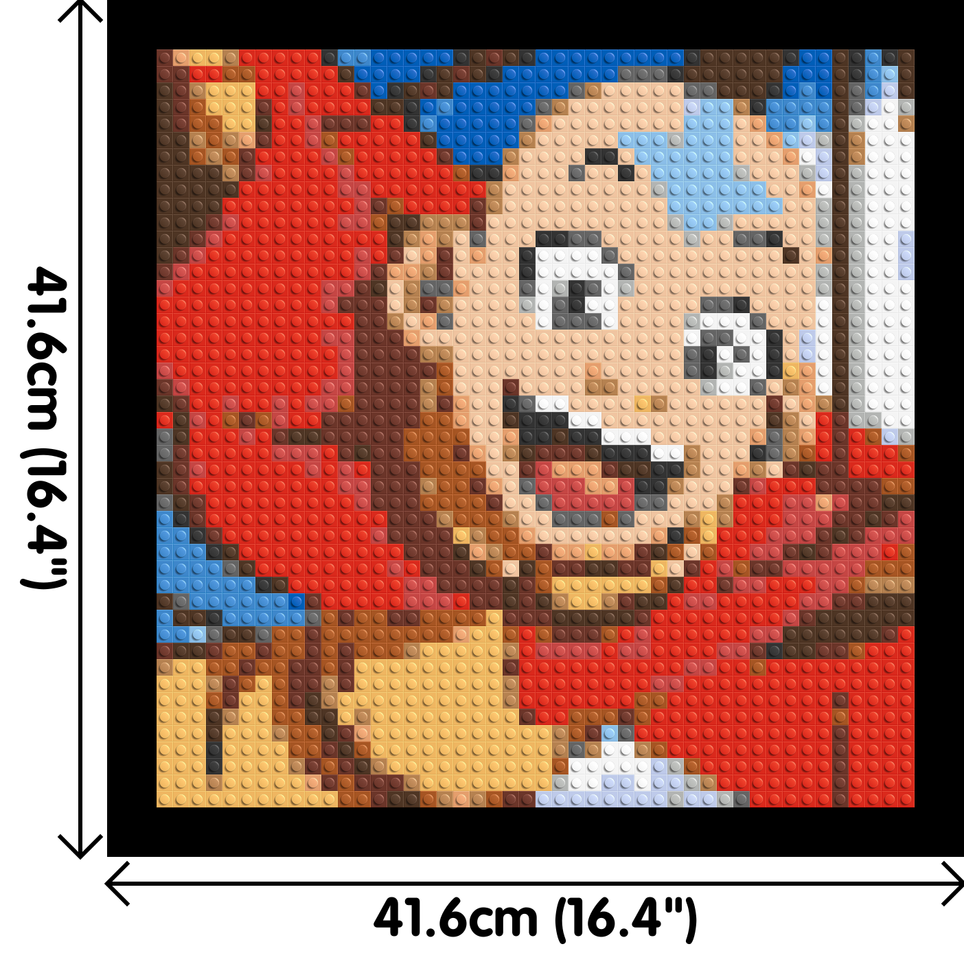 Avatar Aang - Brick Art Mosaic Kit 2x2 large