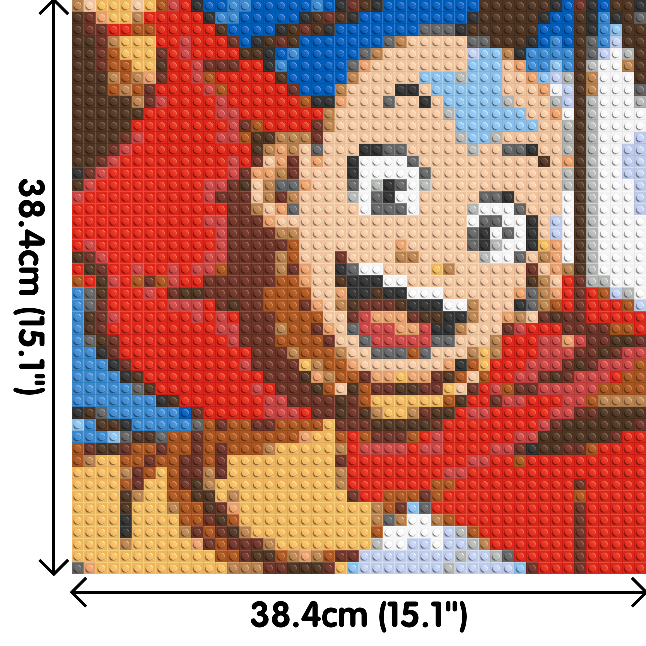 Avatar Aang - Brick Art Mosaic Kit 2x2 large