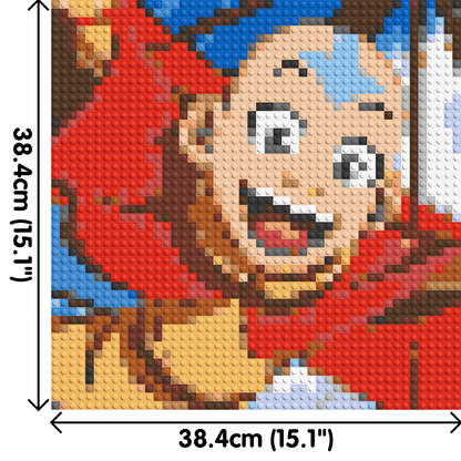 Avatar Aang - Brick Art Mosaic Kit 2x2 large