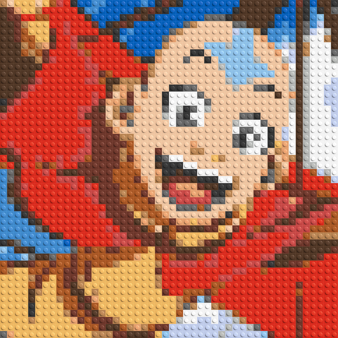 Avatar Aang - Brick Art Mosaic Kit 2x2 large