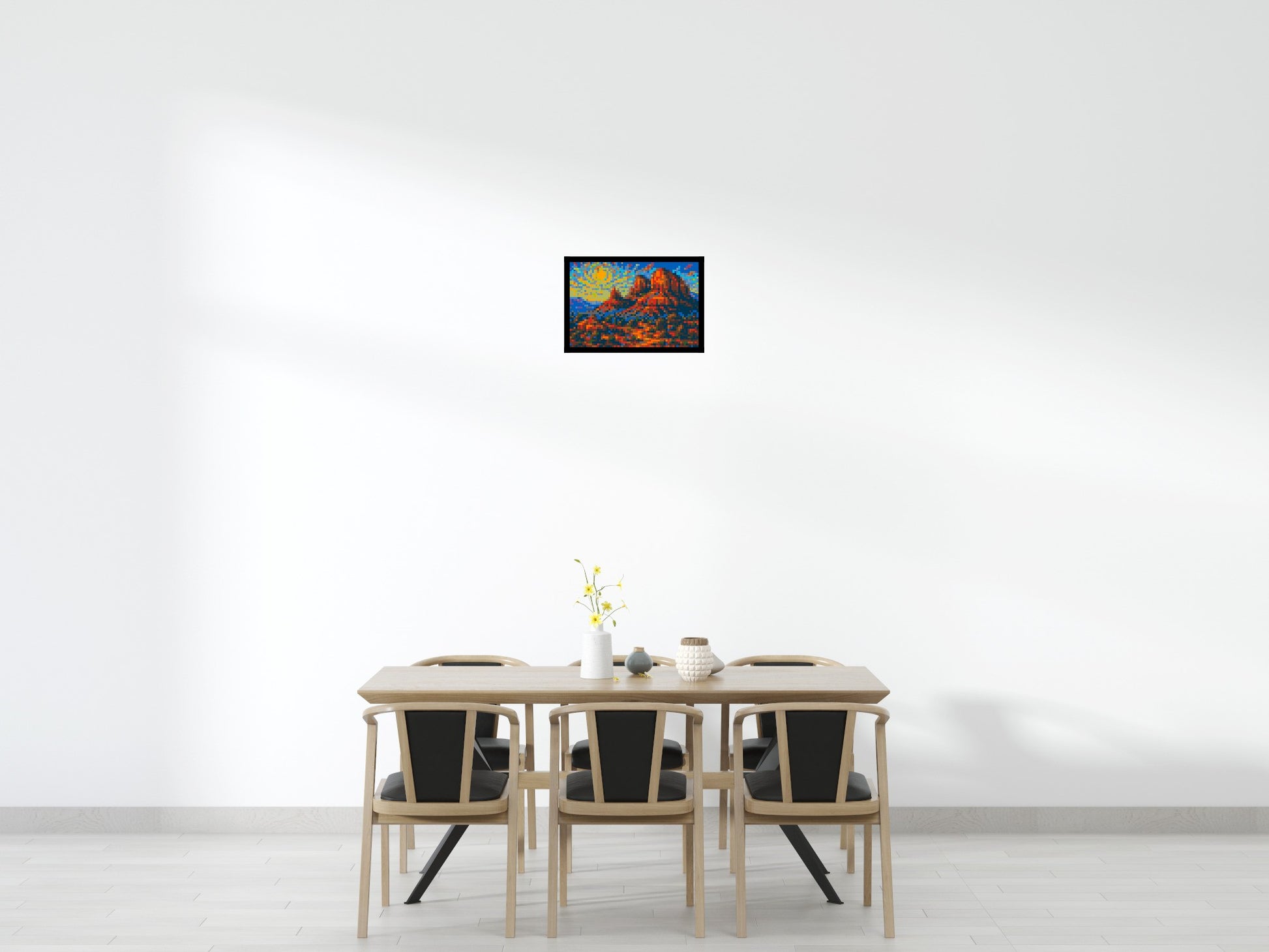 Sedona Red Rocks - Brick Art Mosaic Kit  3x2 scene with frame