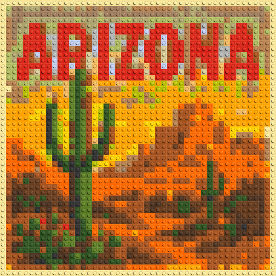 Arizona Landscape - Brick Art Kit Mosaic 2x2 large