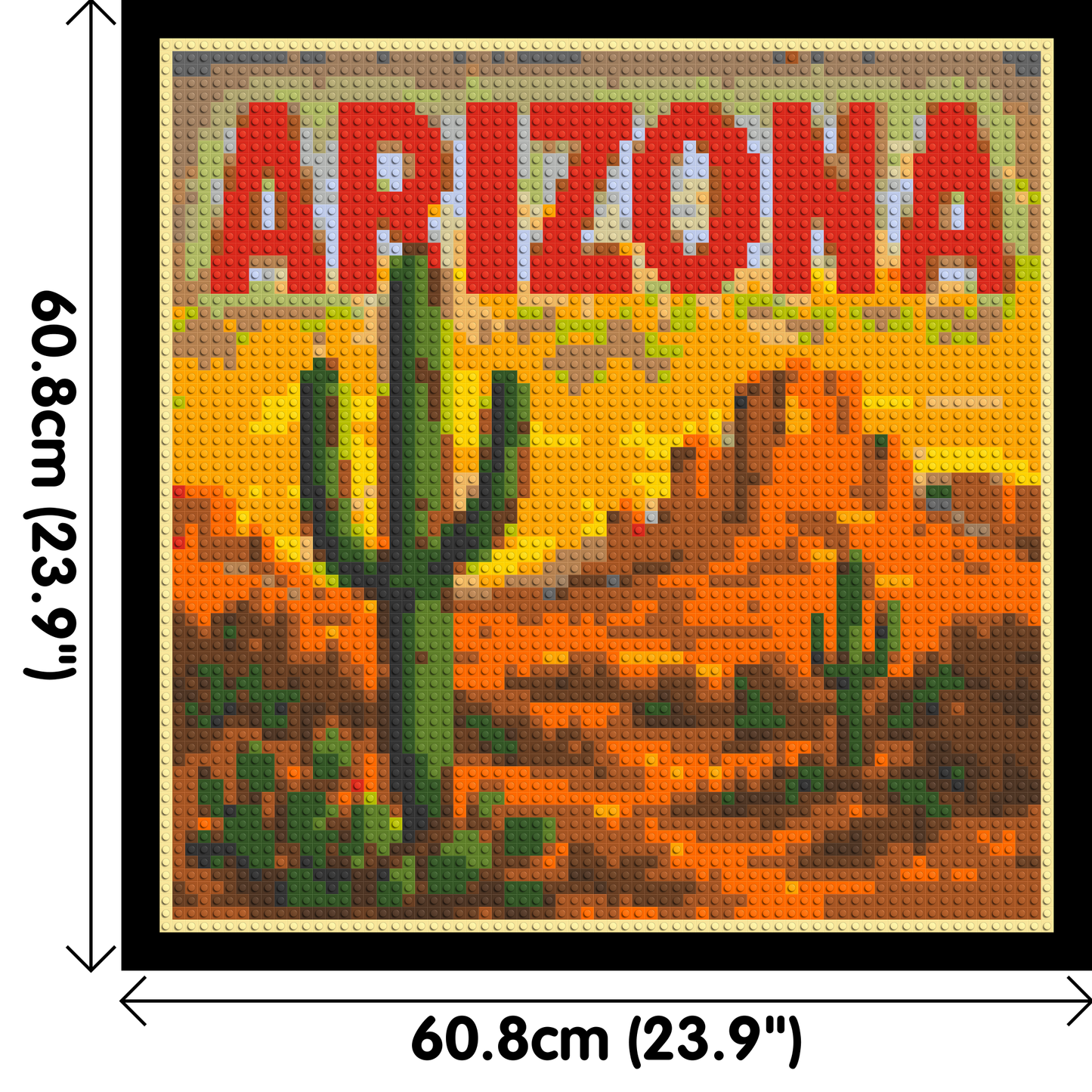 Arizona Landscape - Brick Art Kit Mosaic 3x3 large