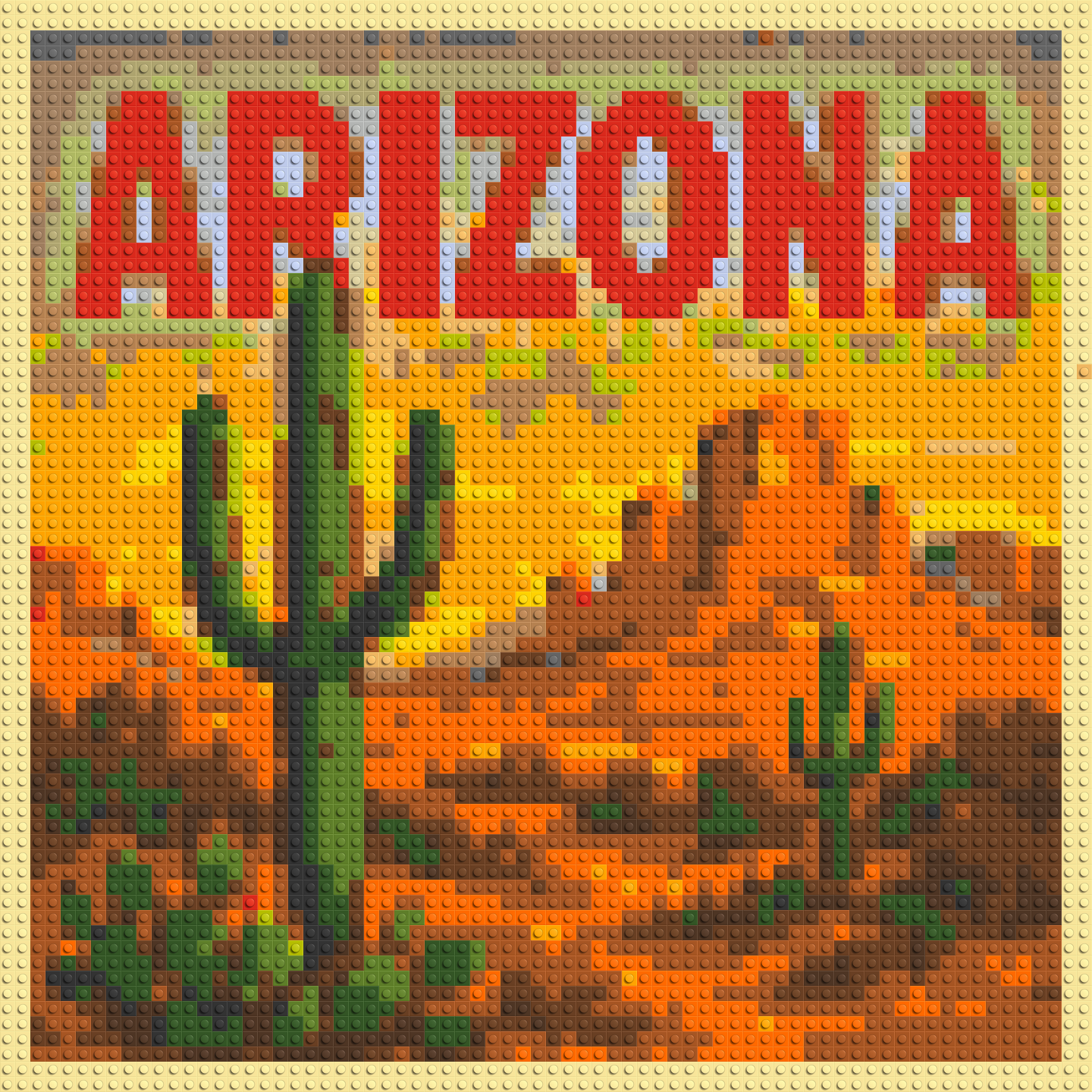 Arizona Landscape - Brick Art Kit Mosaic 3x3 large