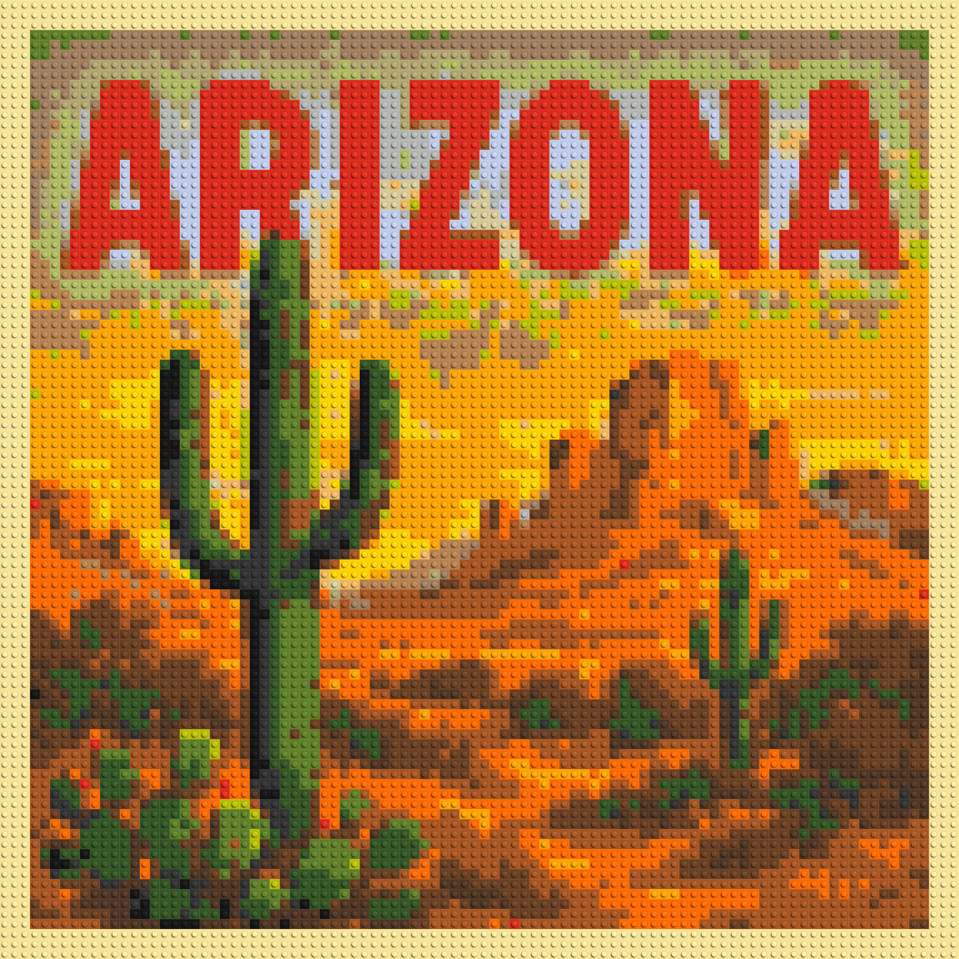 Arizona Landscape - Brick Art Kit Mosaic 4x4 large