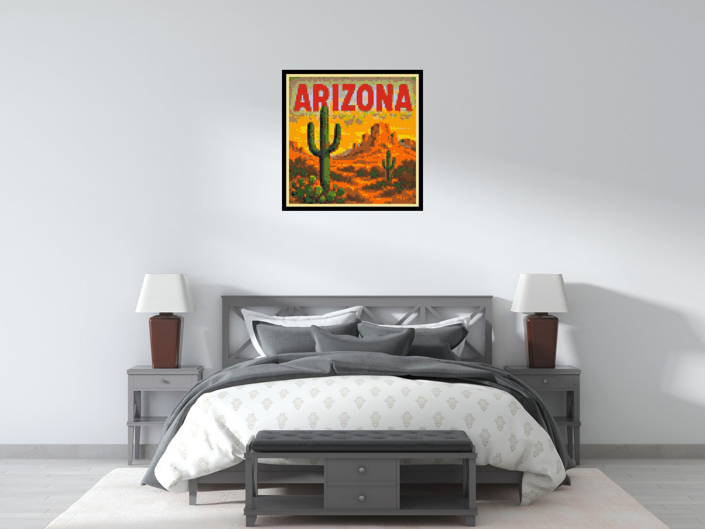 Arizona Landscape - Brick Art Kit Mosaic 4x4 large
